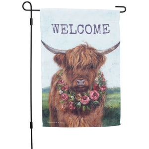 Garden Flag - Floral Highland