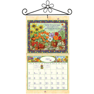 Iron Calendar Hanger - Flower
