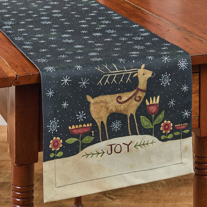 13" x 54" Table Runner -  Joyful Deer