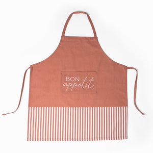 Farmhouse Apron - Bon Appetit