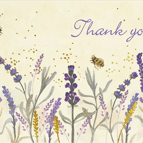 Thank You Notes - Lavender & Honey