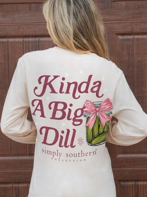 Simply Southern LS Tee - Big Dill Whisper