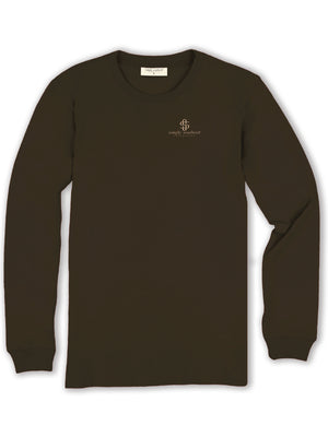 Simply Southern LS Tee - Lead Umber