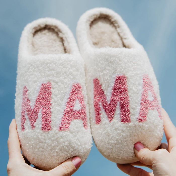House Slippers - Mama Pink