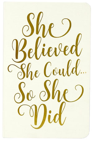 Mini Notebooks - She Believed She Could