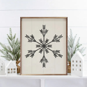 Modern Snowflake II Wall Art
