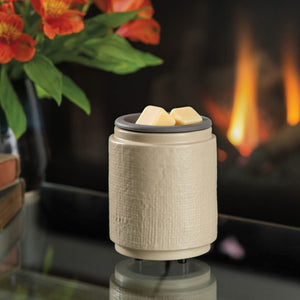 Fragrance Warmer - Natural Linen Flip Dish