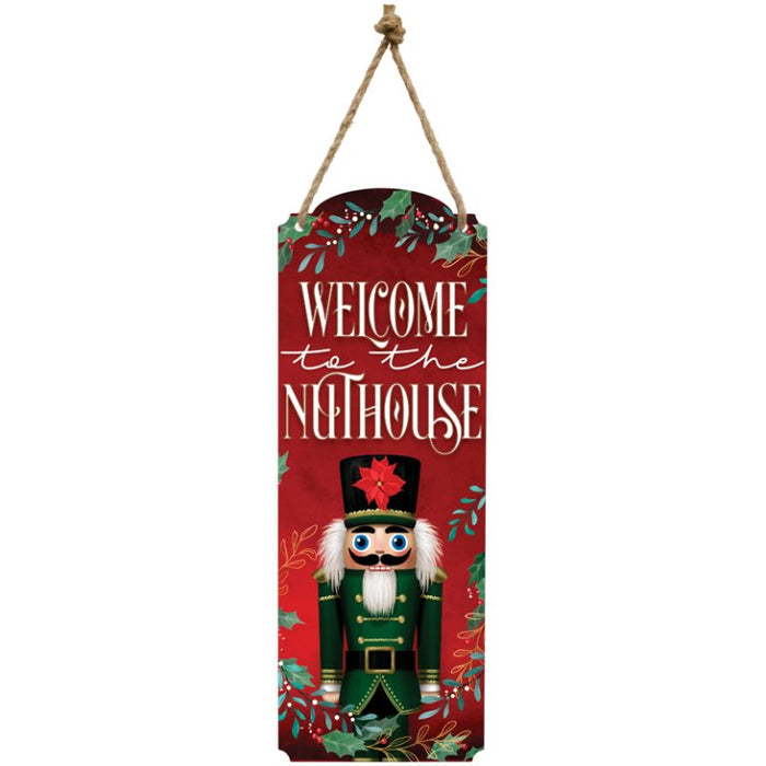 Metal Wall Plaque - Nuthouse