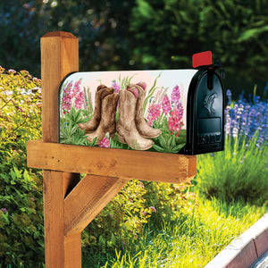 Mailbox Cover - Pink and Boots