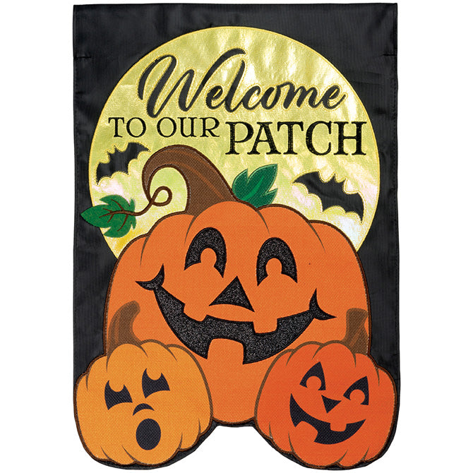 Garden Flag - Pumpkin Patch Double Applique