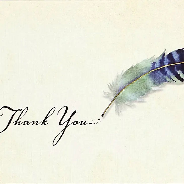 Thank You Notes - Watercolor Quill