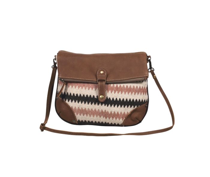 Myra Rug & Hairon Flap Messenger Bag