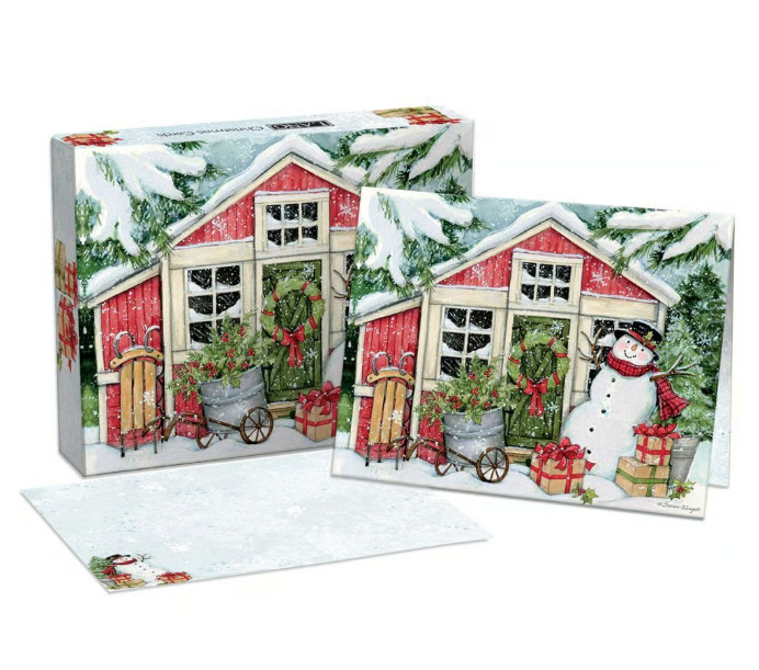 Lang Boxed Christmas Cards - Snowmans Farmhouse