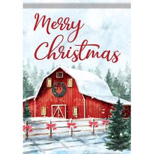 Standard Flag - Snowy Barns