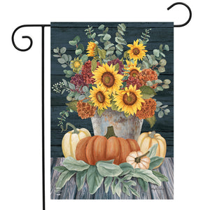 Garden Flag - Sunflowers and Hydrangeas