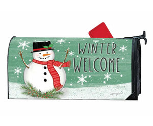 Mailbox Cover - Winter Welcome