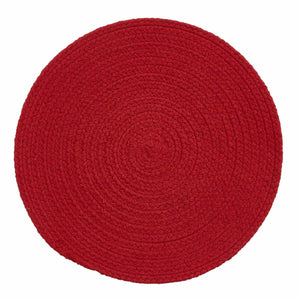 Round Placemat - Essex Red