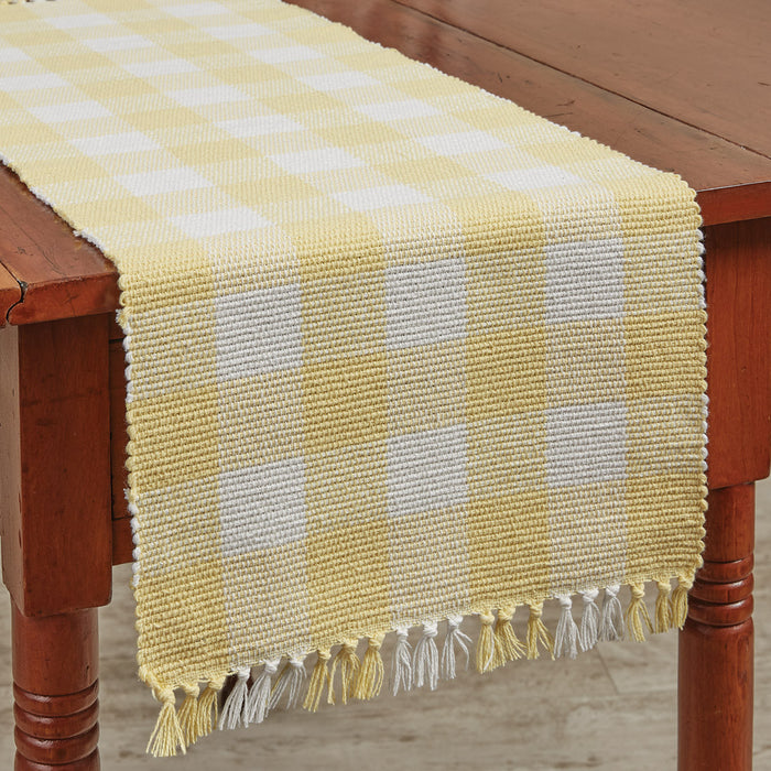 13"x36" Table Runner - Wicklow Yellow