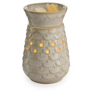 Midsize Fragrance Warmer - Scalloped Vase