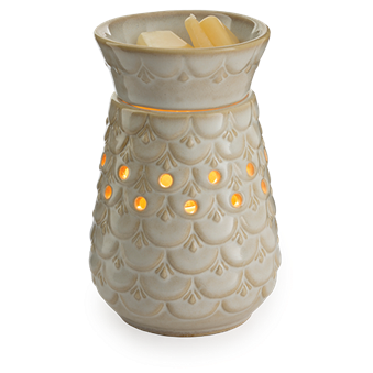 Midsize Fragrance Warmer - Scalloped Vase
