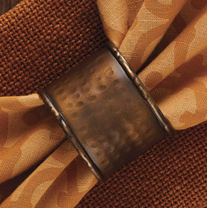 Hammered Copper Napkin Ring