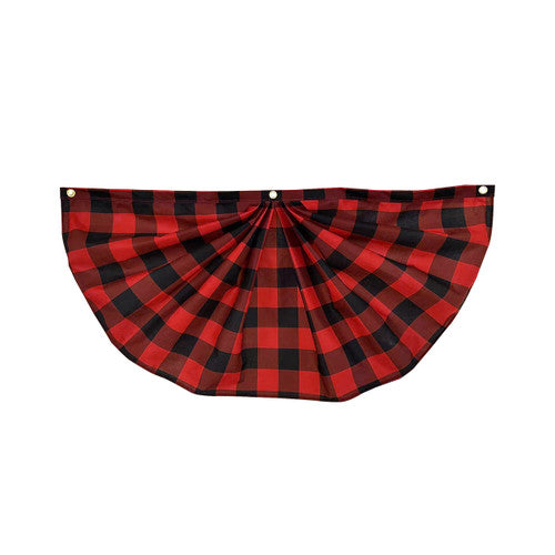 48x24 Bunting - Buffalo Check Red and Black