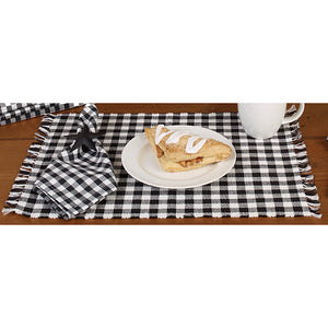 Placemat - Small Black Check