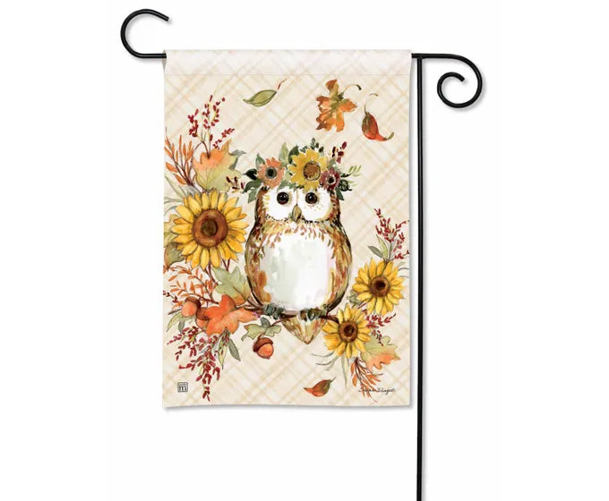 Garden Flag - Autumn Owl