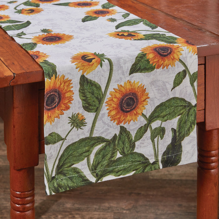 13"x36" Table Runner - Sunflower Toile