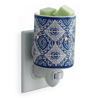 Pluggable Fragrance Warmer - Indigo Porcelain