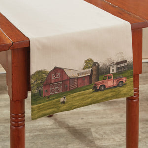 42" Table Runner - Life on the Farm