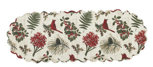 13"x36" Quilted Table Runner- Nature Sings