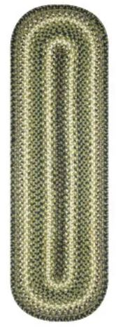 Braided Table Runner or Stair Tread HS 8x28 - Pinecone