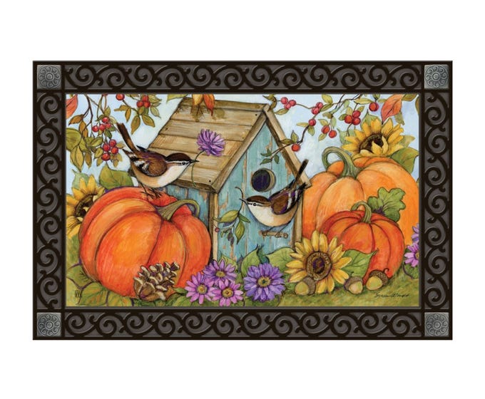 Mat Mate - Autumn Birdhouse