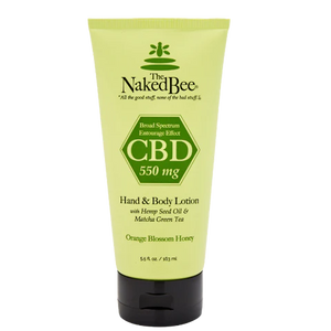 5.5oz Naked Bee CBD Broad Spectrum Hand and Body Lotion