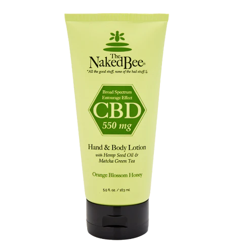 5.5oz Naked Bee CBD Broad Spectrum Hand and Body Lotion