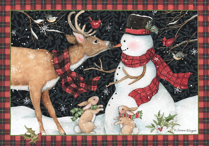 Lang Petite Christmas Cards - Reindeer Kisses