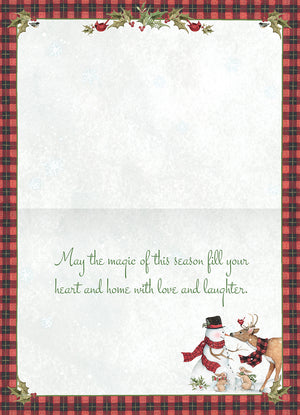 Lang Petite Christmas Cards - Reindeer Kisses