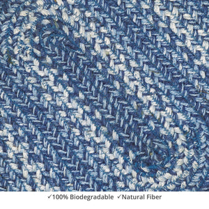 Braided Placemat HS 13x19 Oval - Denim
