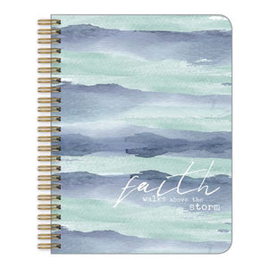 Legacy Medium Notebook - Faith Walks Above the Storm