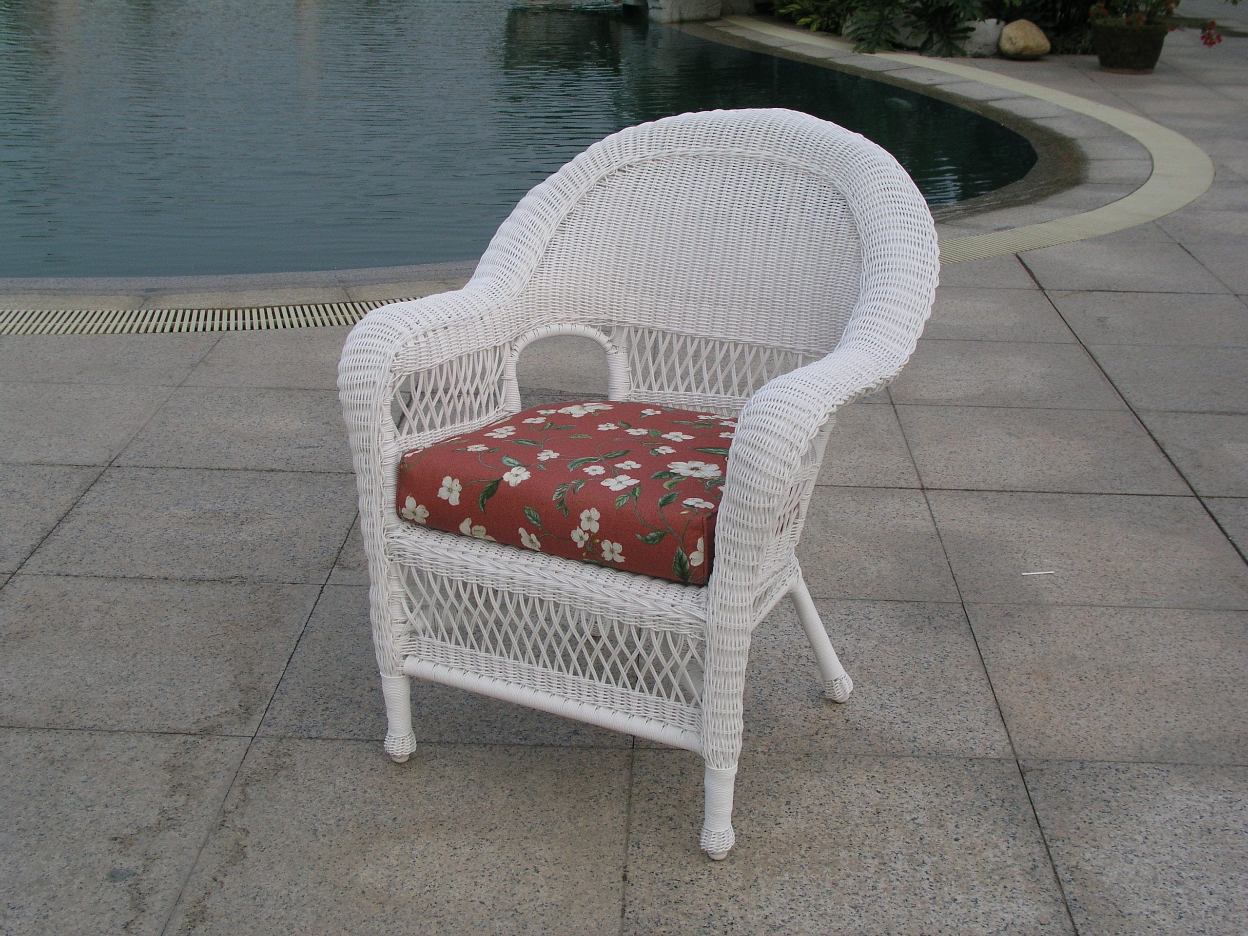 Wicker Chair White