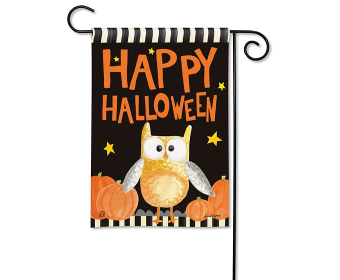 Garden Flag - Halloween Night Owl