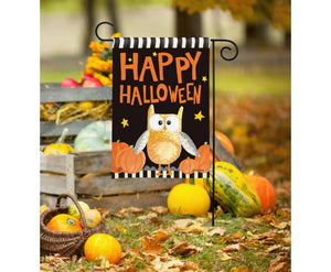 Garden Flag - Halloween Night Owl