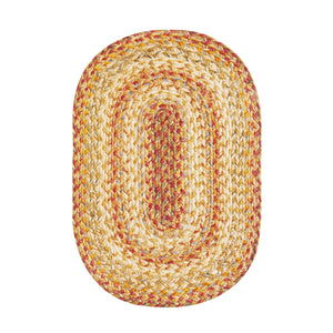 Braided Placemat HS 13x19 Oval - Harvest