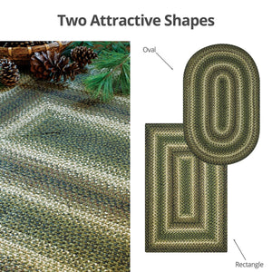 Braided Rug HS 27x45 Rectangle - Pinecone