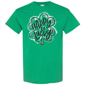 Southern Couture Tee Soft Happy Go Lucky - Main Image