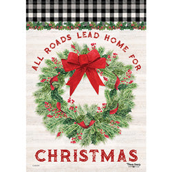 Standard Flag - All Roads Lead Home for Christmas