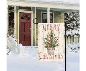 Garden Flag - Farmhouse Christmas