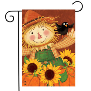 Garden Flag - Happy Scarecrow