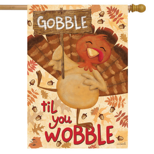 Standard Flag - Gobble Turkey